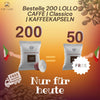 Nur für heute Bestelle 200 Lollo Caffè | Classico | Nespresso® kompatibel | Kaffeekapseln und erhalte 50 gratis. Kostenlose Lieferung