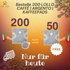 Nur für heute bestelle 200 Lollo Caffè | Argento | Kaffeepads und erhalte 50 gratis. Kostenlose Lieferung