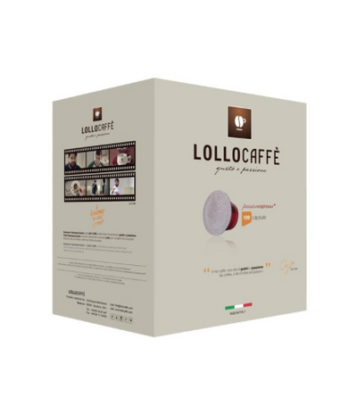 Nur für heute bestelle Lollo Caffè | Argento | Nespresso® kompatibel | Kaffeekapseln und erhalte 50 gratis. Kostenlose Lieferung