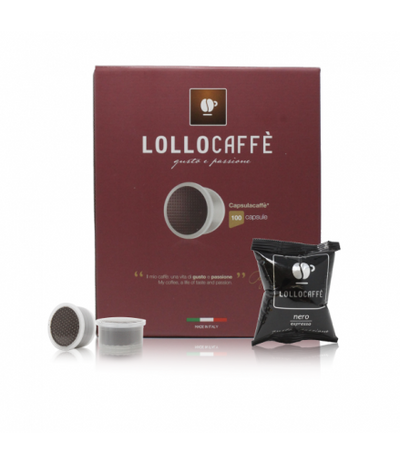 Lollo Caffè | Nero | Compatible Lavazza Point® | 100 gélules